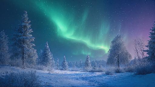 Northern Light AI effects generated image