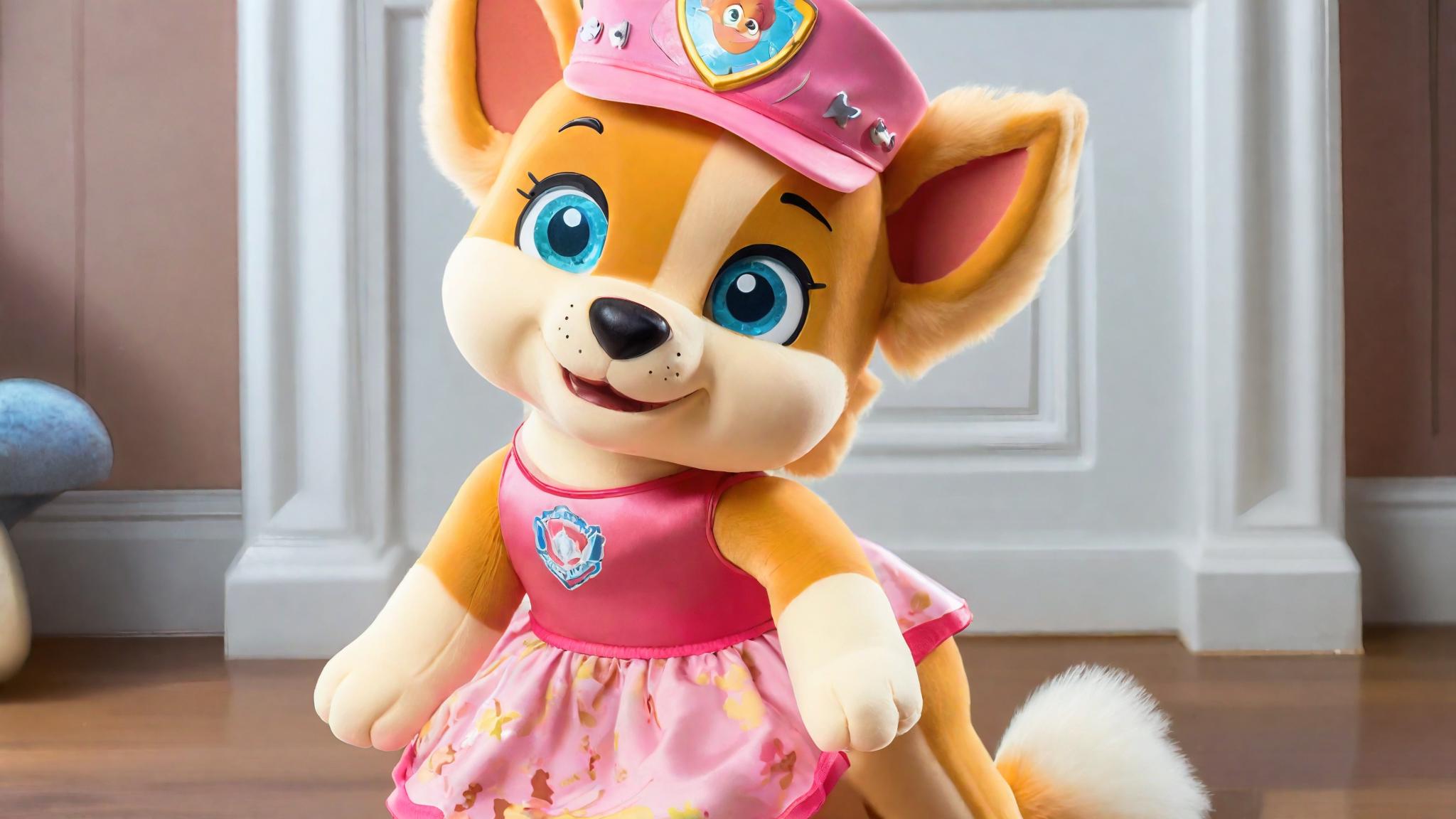 PAW Patrol Character Wear A Pup Size Liberty Princess Dress With ...