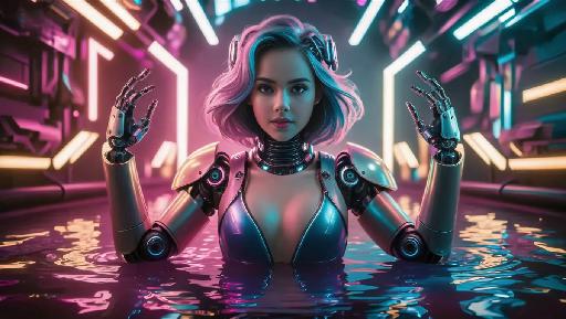 Text to Image AI effects generated image