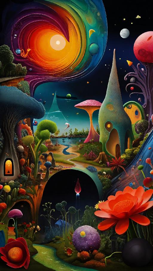 Image to Image AI effects generated image