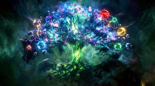 The known multiverse (1) AI effects generated image