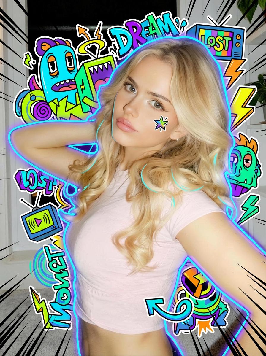 AI portrait — female character, photorealistic, Nano Banana Pro