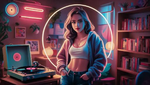 Text to Image AI effects generated image