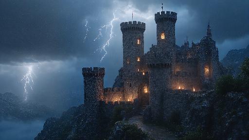 Castle AI effects generated image