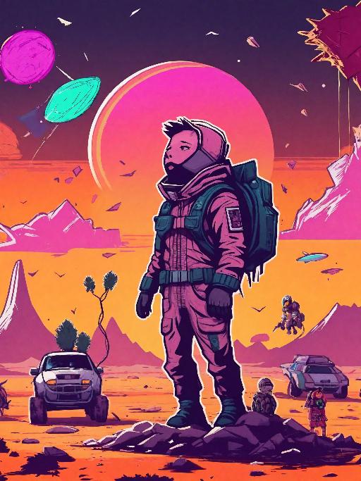 Nomads-10ksquad  AI effects generated image