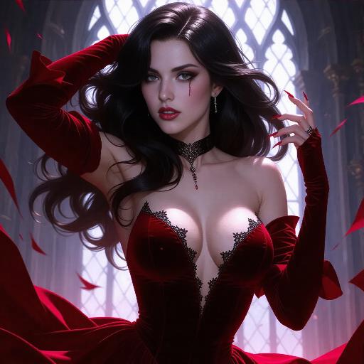 Vampire Night AI effects generated image