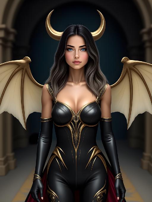 queen of the underworld AI effects generated image