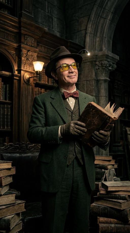Tim Burton's Bookworm (Prime Earth) (1) AI effects generated image