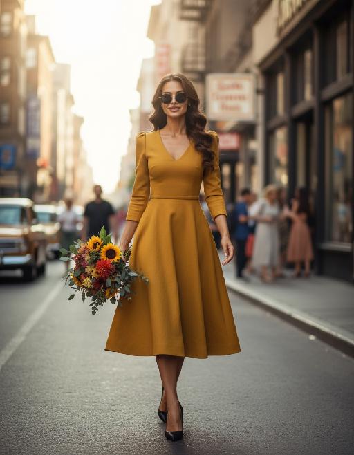 Retro Elegance in Motion AI effects generated image