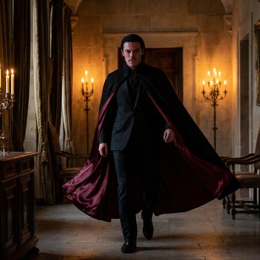 vampire stride AI effects generated image