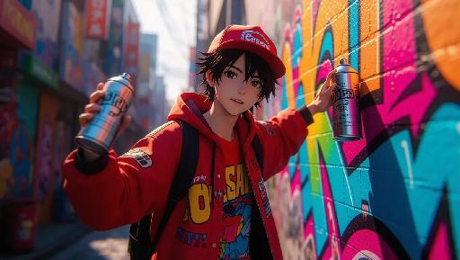 Text to Image AI effects generated image