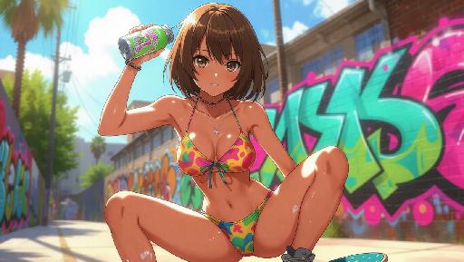 Text to Image AI effects generated image