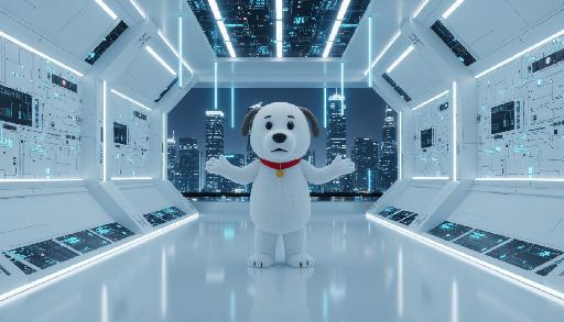 Bolt Mascot In High-Tech AI effects generated image