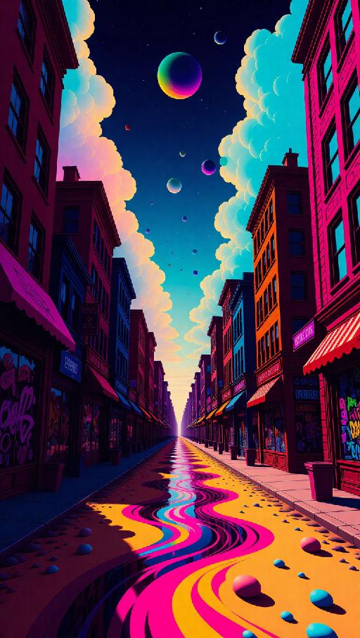 Text to Image AI effects generated image