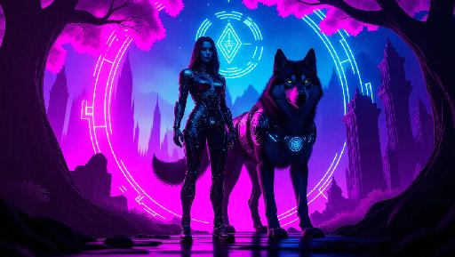 Text to Image AI effects generated image