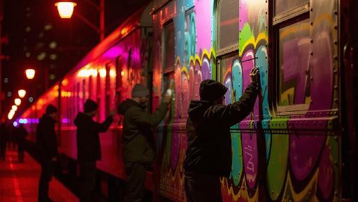 Text to Image AI effects generated image