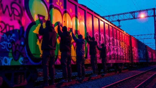 Text to Image AI effects generated image