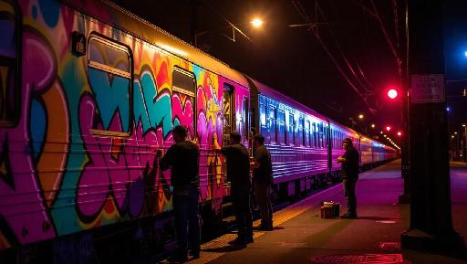 Text to Image AI effects generated image