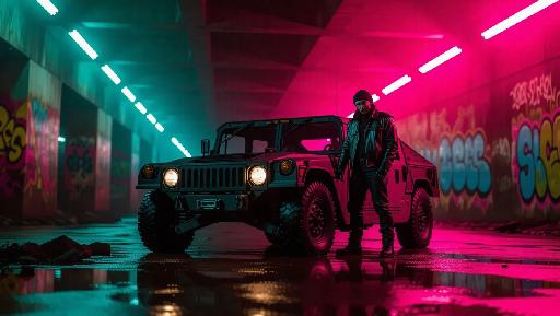 Text to Image AI effects generated image