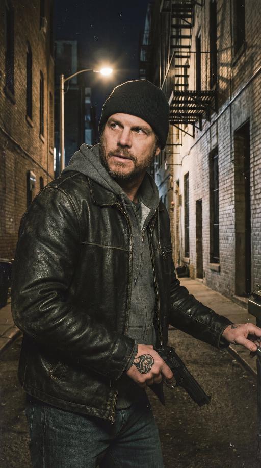 James Cameron's Dennis Carradine a.k.a. Burglar AI effects generated image