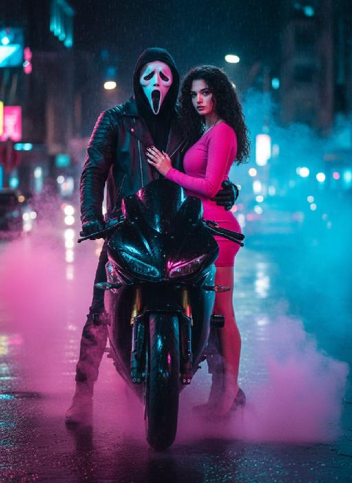 Ride or Die AI effects generated image