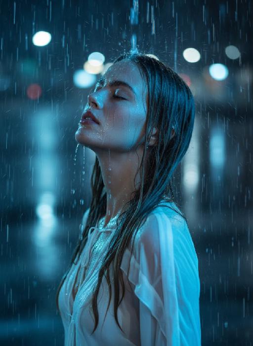 Rain AI effects generated image