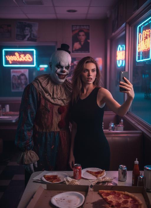 Taking selfie? AI effects generated image