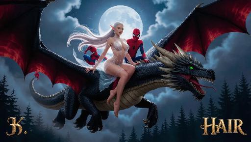 Text to Image AI effects generated image