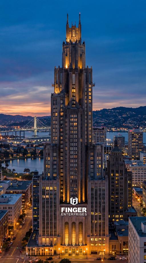 Finger Tower of the Future Beyond (2) AI effects generated image