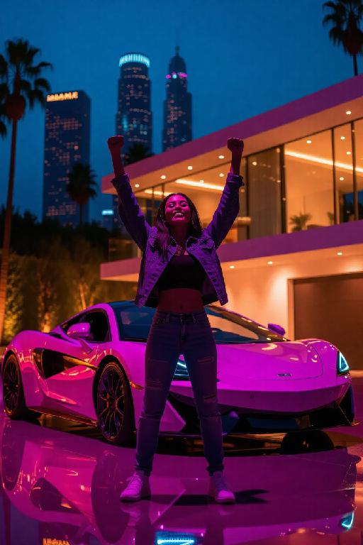 Text to Image AI effects generated image