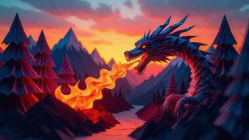 Text to Image AI effects generated image