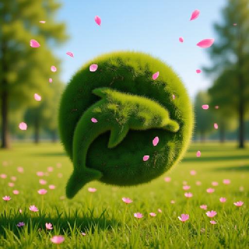 Green logo AI effects generated image