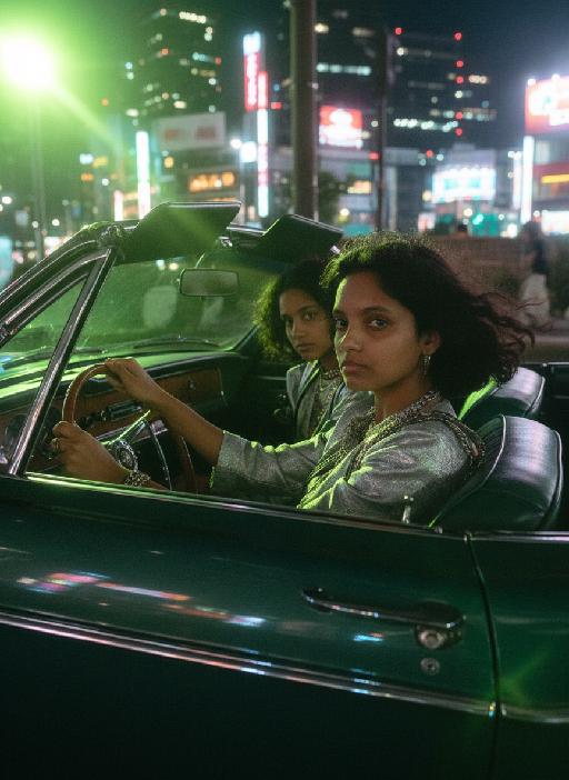 Cool Car AI effects generated image