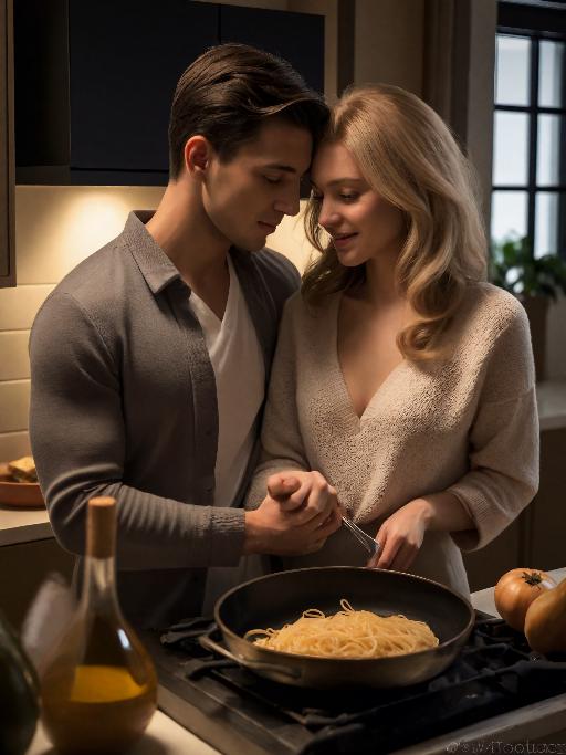 couple romantic AI effects generated image