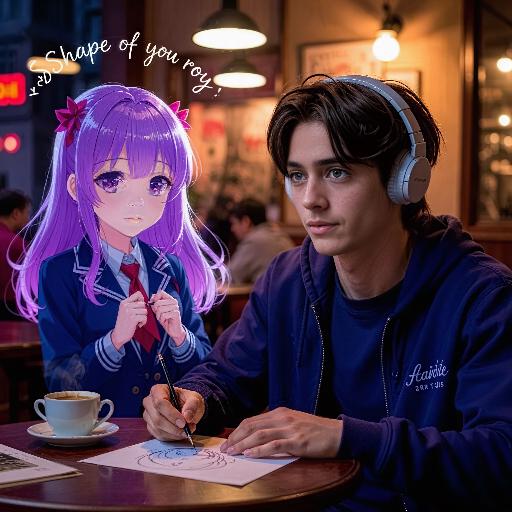 AI Image Enhance AI effects generated image