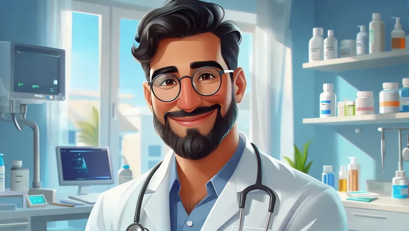 Prediterranean Doctors AI-Generated Trustworthy Mediterranean Doctor in White Coat Images ...