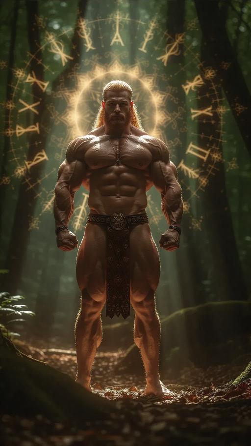 God Lugh of the shining sun AI effects generated image