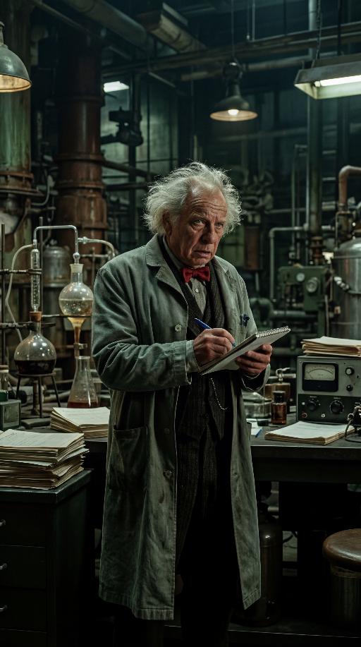 Tim Burton's Hugo Strange (3) AI effects generated image