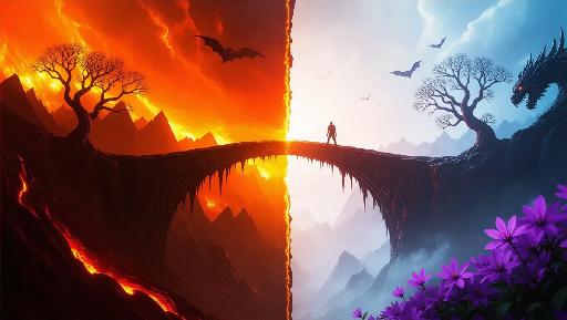 Text to Image AI effects generated image