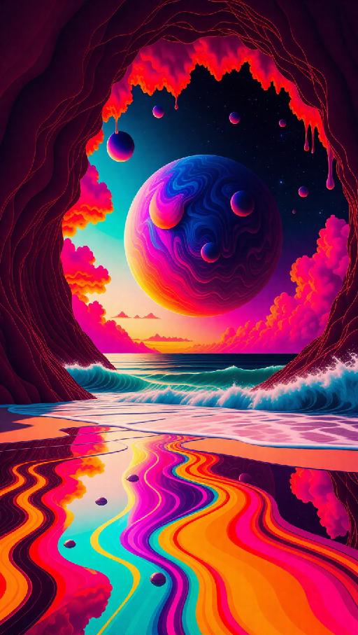 Text to Image AI effects generated image