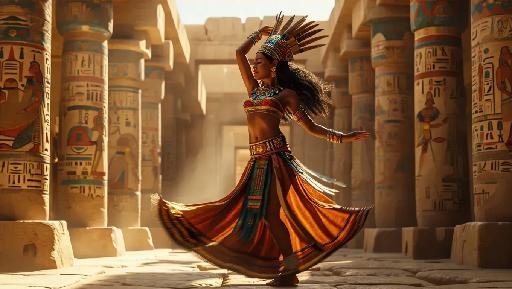 Aztec Dancer AI effects generated image