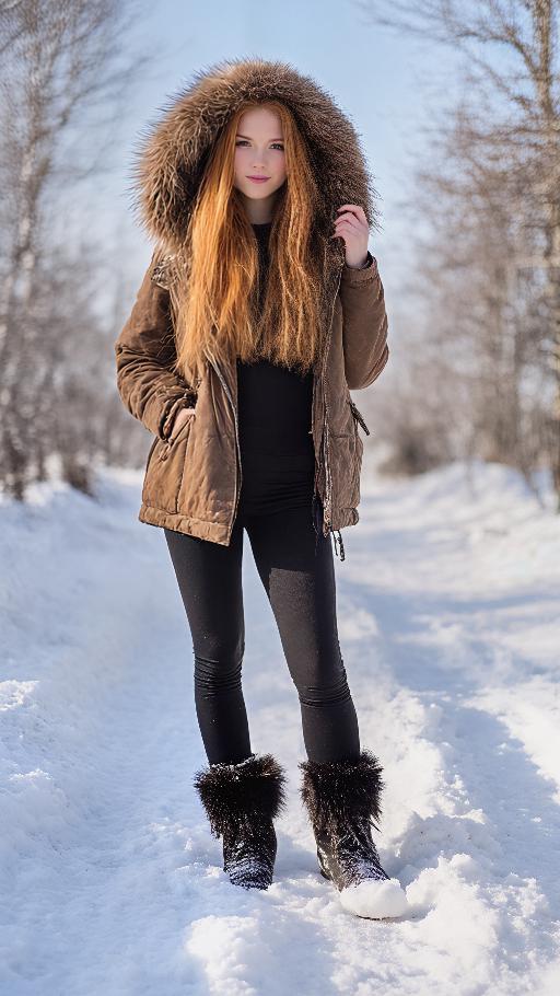 Winter Queen AI effects generated image