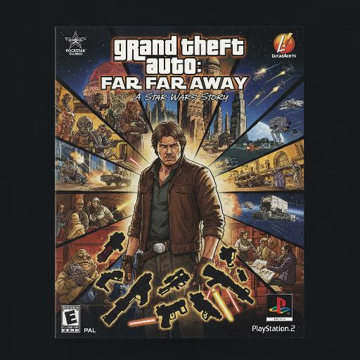 Star War game AI effects generated image