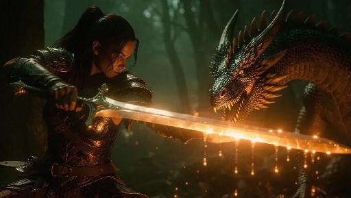 Text to Image AI effects generated image