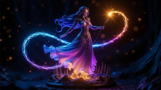 Text to Image AI effects generated image