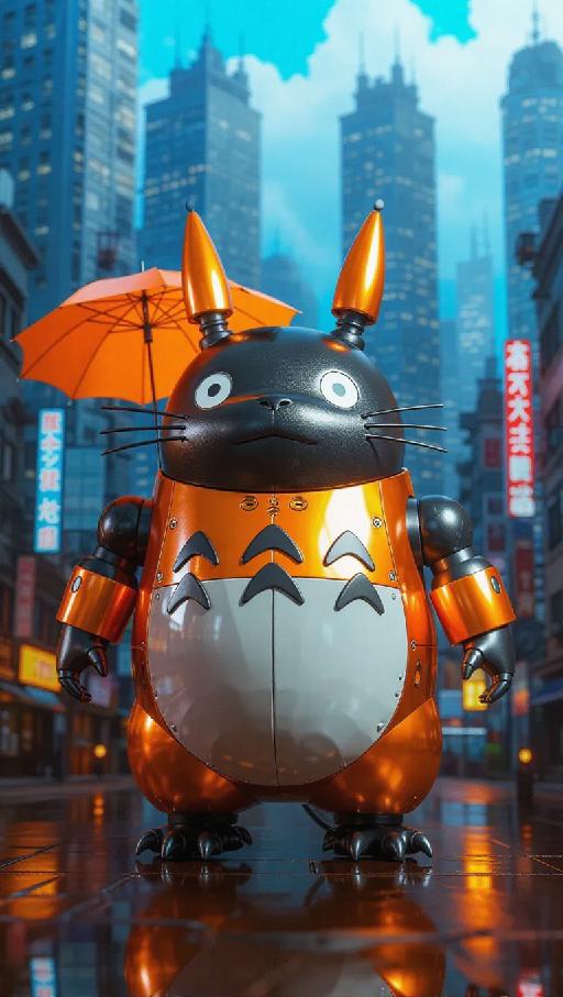 Text to Image AI effects generated image