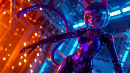 Text to Image AI effects generated image