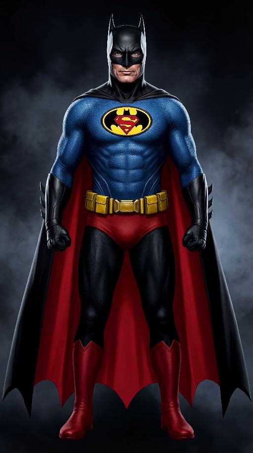 Superbat (Decimation Universe) (New/Prime Earths) AI effects generated image