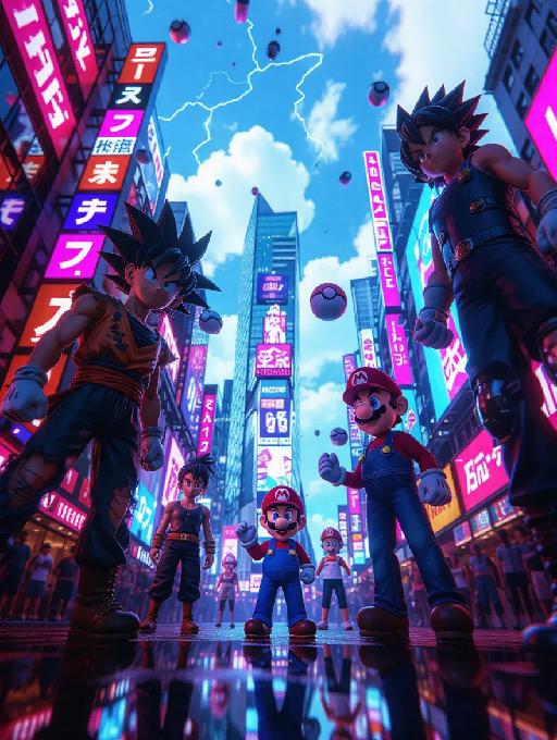 Text to Image AI effects generated image