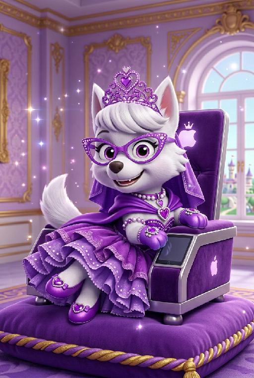 Princess Pup Sweetie AI effects generated image
